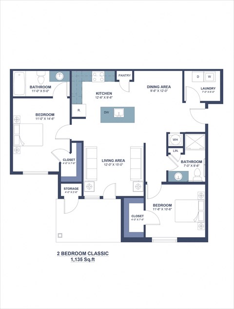 a floor plan of a bedroom floor plan with a bathroom and a living room